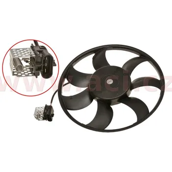 Motor automobilu Větrák, chlazení motoru VAN WEZEL 3742744