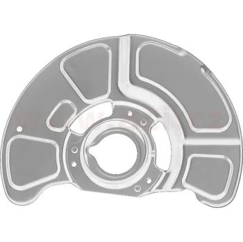 Brzdový kotouč Ochranný plech proti rozstřikování, brzdový kotouč VAN WEZEL 3044372