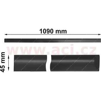 Lišta karosérie boční lišta předních dveří pro lak (bez prolisu) L