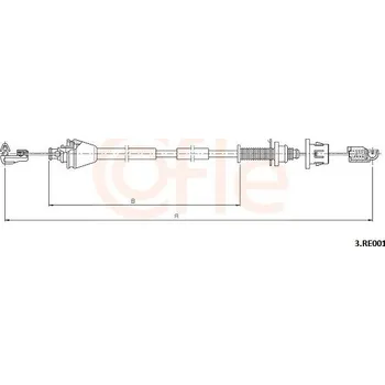 Auto-moto Lanko plynu COFLE 92.3.RE001
