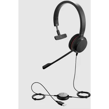 Sluchátka Sluchátka přes uši Jabra Evolve 20 Duo MS černá