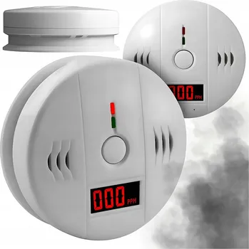 Detektor CO DETEKTOR OXIDU UHELNATÉHO, HLÁSIČ CO S LCD displejem a certifikací