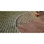 Dlažba zatravňovací CS BETON malá šedá – 300×450×80 mm