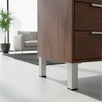 Nábytkové kování Interex design Nábytková nožka ESPRIT / Hliník 80 mm