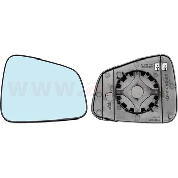 Autodíl Sklo do zrcátka, vnější zrcátko VAN WEZEL 3815838