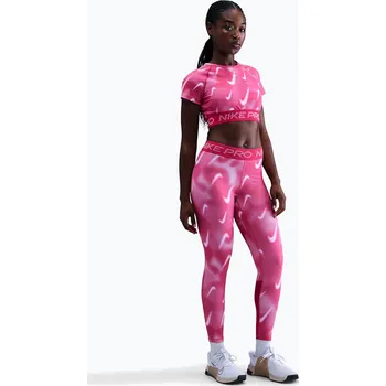 Dámské legíny Dámské tréninkové legíny Nike Pro Mid-Rise 7/8 rush pink/pink foam/white