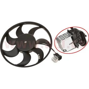 Motor automobilu Větrák, chlazení motoru VAN WEZEL 3745744