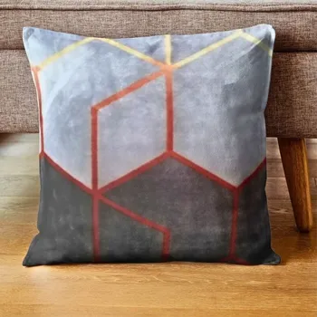 Povlak na dekorativní polštářek Mikroplyšový povlak na polštář 40x40 - Nina šedá