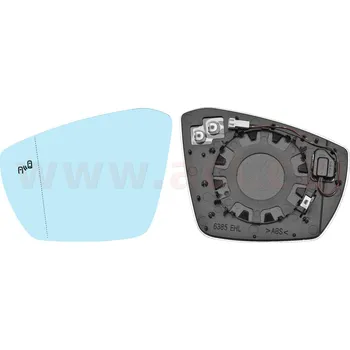 Autosklo Sklo do zrcátka, vnější zrcátko VAN WEZEL 5706835