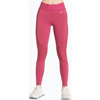 Dámské legíny Dámské tréninkové legíny Nike Pro High-Waisted sweet beet/white