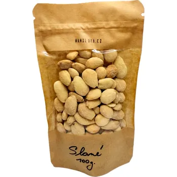 Španělské mandle loupané pražené odrůda Marcona - slané 100 g