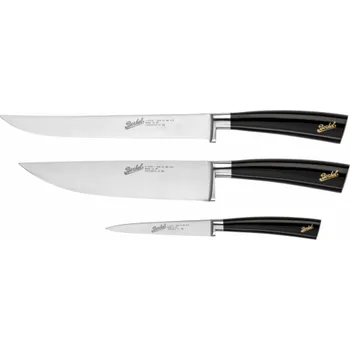 Kuchyňský nůž Berkel Elegance Black Glossy Chef Set 3-dílná.