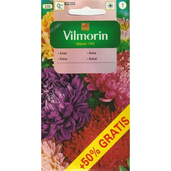 Semeno Astra čínská pivoňková (směs, o 50 % větší balení) 10/2024