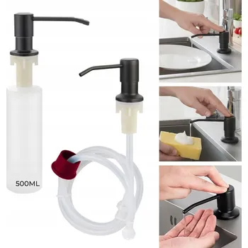 Dávkovač mýdla Dávkovač NOTWAIT NA 500 ml černý