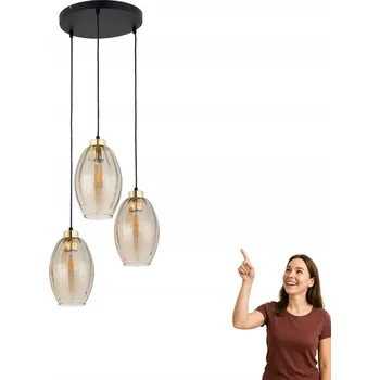 Závěsné svítidlo TK-Lighting SEBO 3-bodové s paticí E27