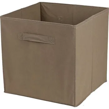 Úložný box Dochtmann Box do kallaxu, úložný, textilní, hnědý, 31 × 31 cm