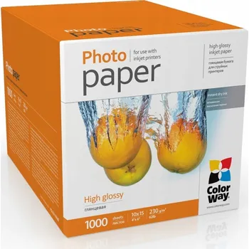 Fotopapír Foto papír lesklý ColorWay 10 x 15 cm 230 g/m2 1000 ks