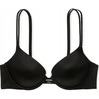 Podprsenka Hladká podprsenka push-up Victoria's Secret černá 75D (34D)