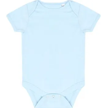 Kojenecký body Larkwood Kojenecké body s krátkým rukávem LW500 Pale Blue 6/12 Monate