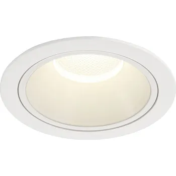 BIG WHITE (SLV) NUMINOS XL Stropní vestavné svítidlo, 4000 K, 20°, IP20, kulaté, bílé 1009964