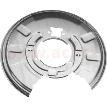 Brzdový kotouč Ochranný plech proti rozstřikování, brzdový kotouč VAN WEZEL 0649373