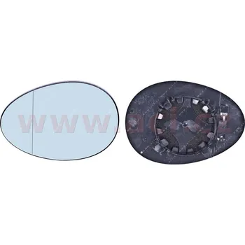 Autosklo Sklo do zrcátka, vnější zrcátko VAN WEZEL 0506838