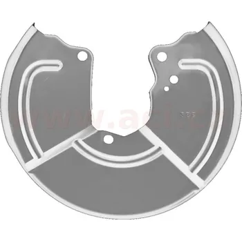 Brzdový kotouč Ochranný plech proti rozstřikování, brzdový kotouč VAN WEZEL 1754374