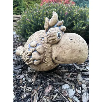 Zahradní dekorace Papoušek velký hnědý 26cm