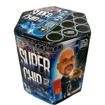 Zábavní pyrotechnika Kompaktní ohňostroj SUPER CHIP 19 ran 30mm