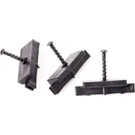 Příchytka G21 terasového prkna k nosníku terasových WPC prken s černým šroubem