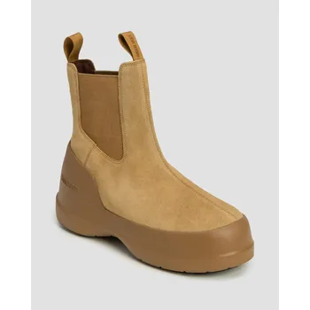 Dámská obuv Dámské Hnědé Zimní Boty Moon Boot Luna Chelsea Suede 80d2480050-l003