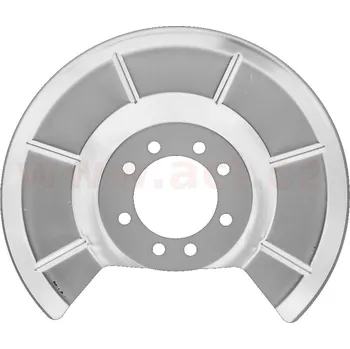 Brzdový kotouč Ochranný plech proti rozstřikování, brzdový kotouč VAN WEZEL 1863373