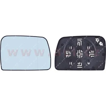 Autodíl Sklo do zrcátka, vnější zrcátko VAN WEZEL 0685838