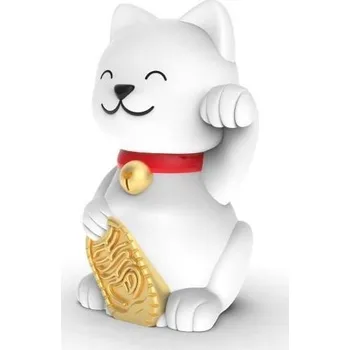 Lampička MTM Dhink LED lampička s časovačem a změnou barev - Lucky Cat bílá