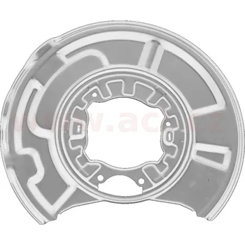 Brzdový kotouč Ochranný plech proti rozstřikování, brzdový kotouč VAN WEZEL 3041374