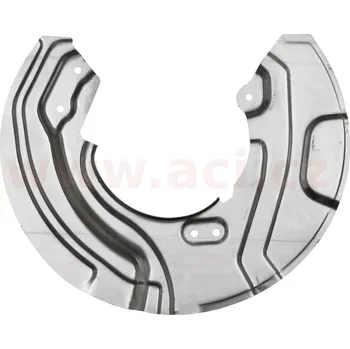 Brzdový kotouč Ochranný plech proti rozstřikování, brzdový kotouč VAN WEZEL 0667371