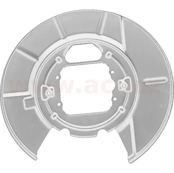 Brzdový kotouč Ochranný plech proti rozstřikování, brzdový kotouč VAN WEZEL 0685373