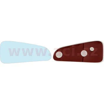 Autosklo Sklo do zrcátka, vnější zrcátko VAN WEZEL 1987833