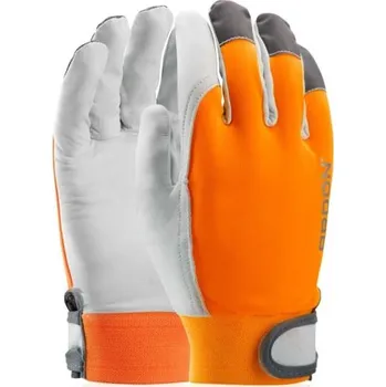 Pracovní rukavice Kombinované rukavice ARDON®HOBBY REFLEX - s prodejní etiketou - hi-vis oranžová - oranžové odstíny / 9 / L / oranžová