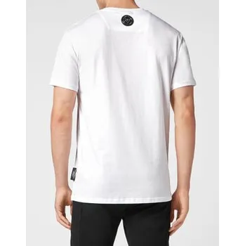 Pánské tričko Plein Sport T-Shirt 8215 Bílá Regular Fit XS