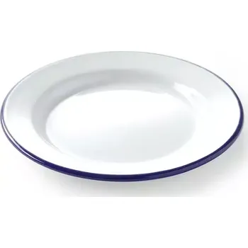 Talíř Hendi 621226 mělký talíř smaltovaný 200 mm bílý