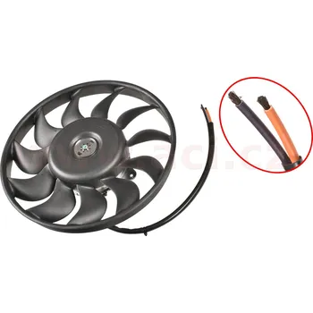 Motor automobilu Větrák, chlazení motoru VAN WEZEL 0325745