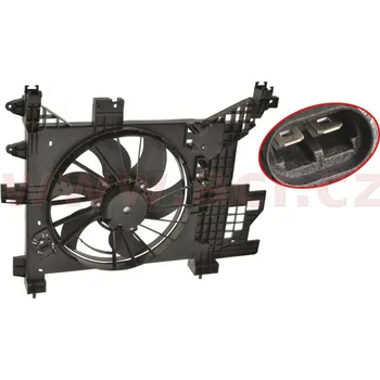 Motor automobilu Větrák, chlazení motoru VAN WEZEL 1555747