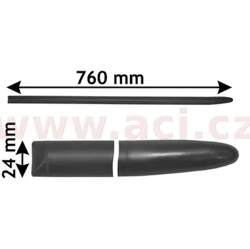 Lišta karosérie boční lišta zadních dveří pro lak L=P