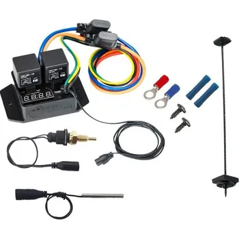 vypínač Davies Craig digitální termický spínač ventilátoru 12V s 1/8" npt tepelným senzorem kit