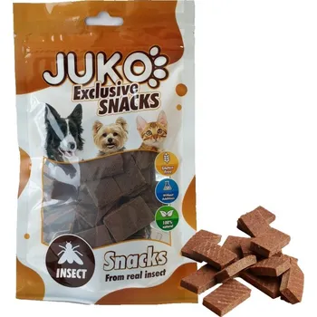 Pamlsek pro psa JUKO Snacks Hmyzí kostky 70 g