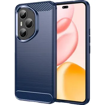 Pouzdro na mobilní telefon Pouzdro Techsuit Carbon Silicone Honor 400 Pro modré