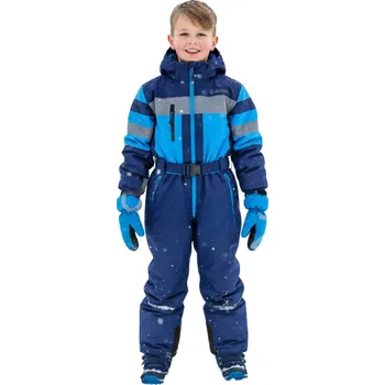 dívčí zimní kombinéza ECHT Dětská zimní kombinéza tm.modrá 100