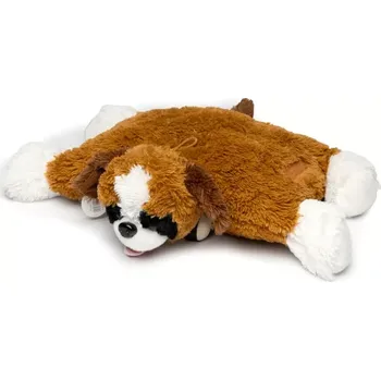 plyšák Rozkládácí polštářek Bernardýn tmavý