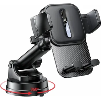 Yesido Držák do auta C174 Na čelní sklo a palubní desku Černý